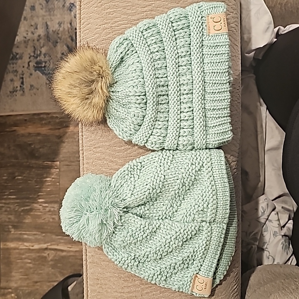 2 C.C Baby beanies--selling as set